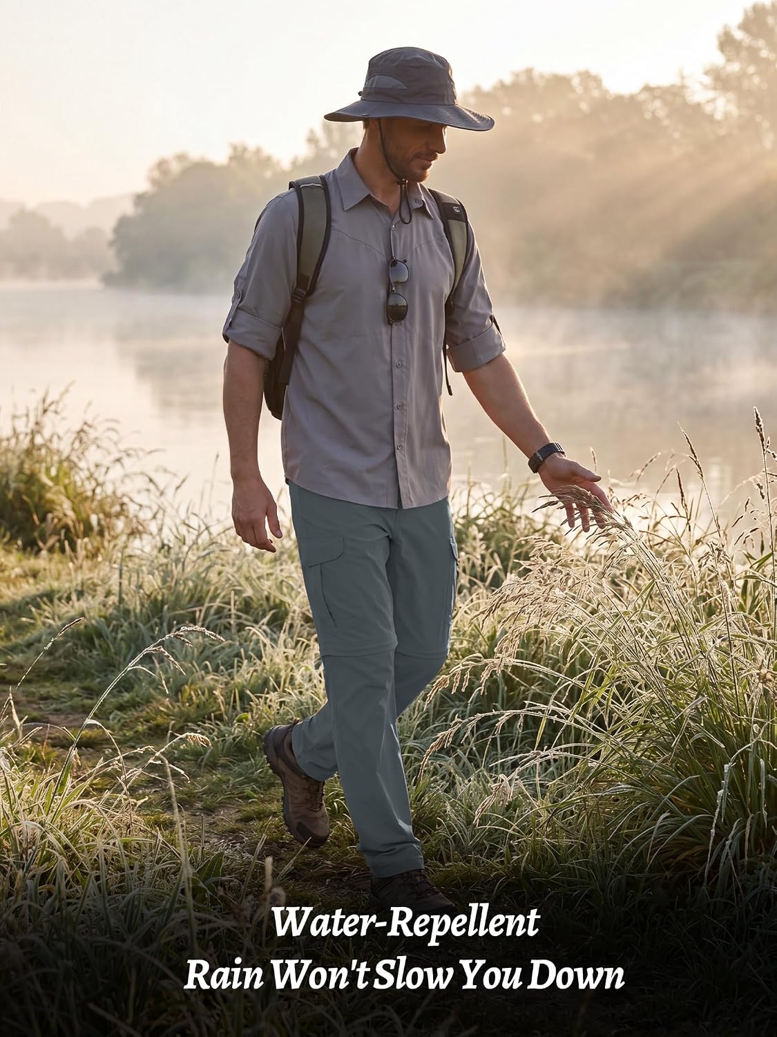 Men’s Safari Lightweight Convertible Hiking Pants