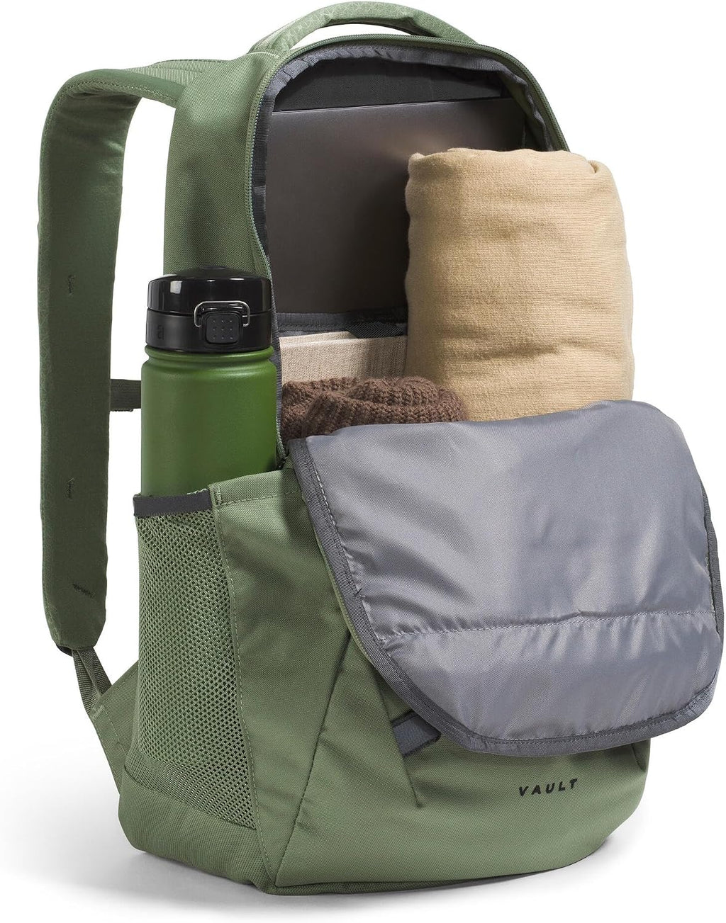 The North Face Vault Everyday Laptop Backpack, Bark Mist/Blk, One Size