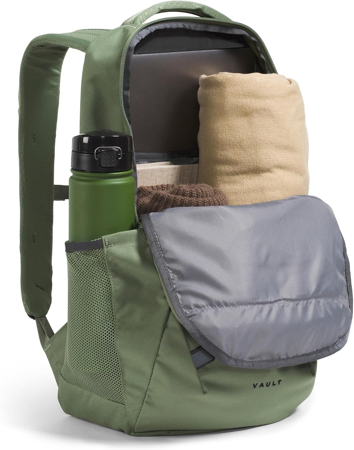 The North Face Vault Everyday Laptop Backpack, Bark Mist/Blk, One Size