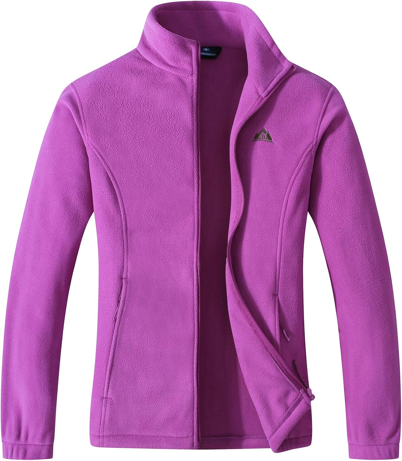 GIMECEN Women's Full Zip Soft Polar Fleece Jacket Outdoor Recreation Coat