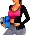 Sauna Suit for Women Sweat Shirt Heat Trapping Tank Top Workout