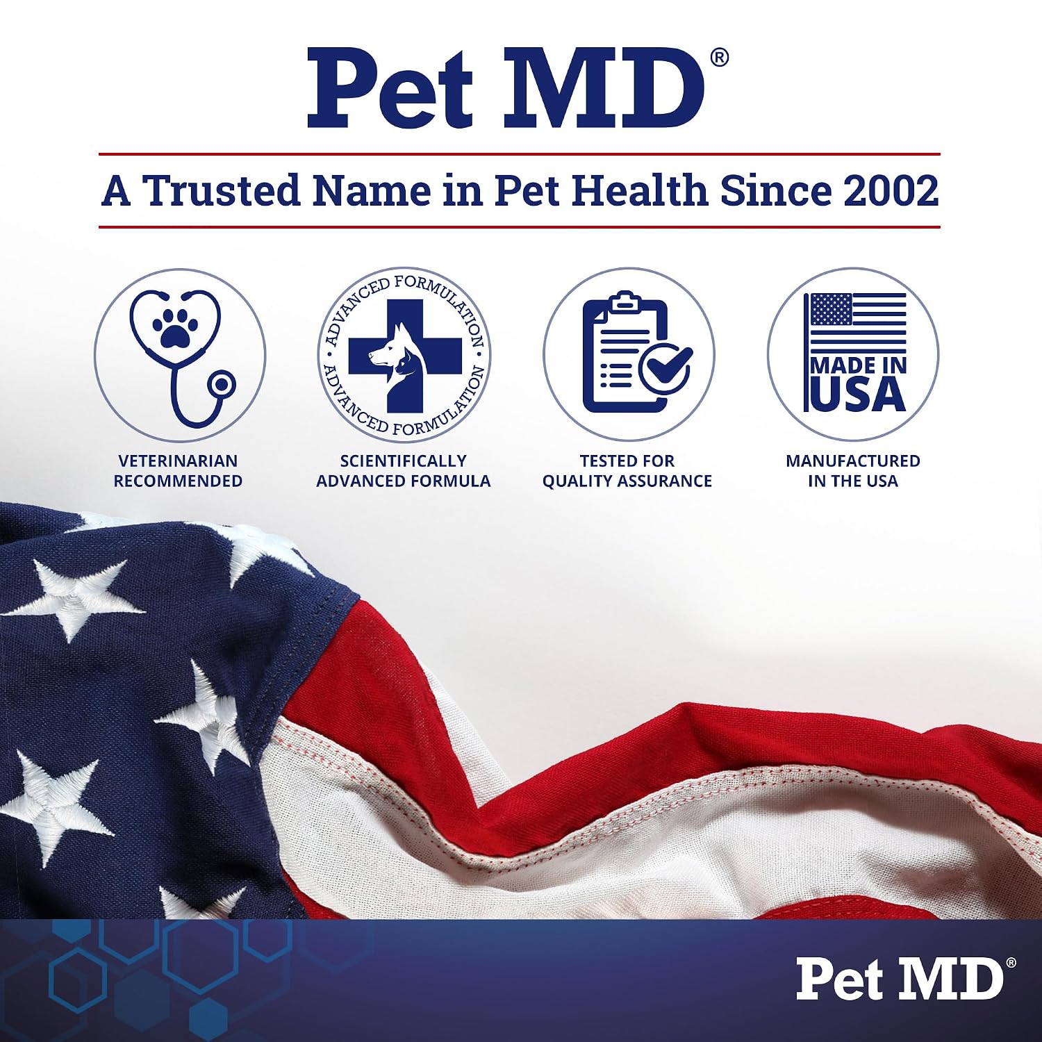 Pet MD XL Topical Wipes with Aloe for Dogs and Cats - 70ct