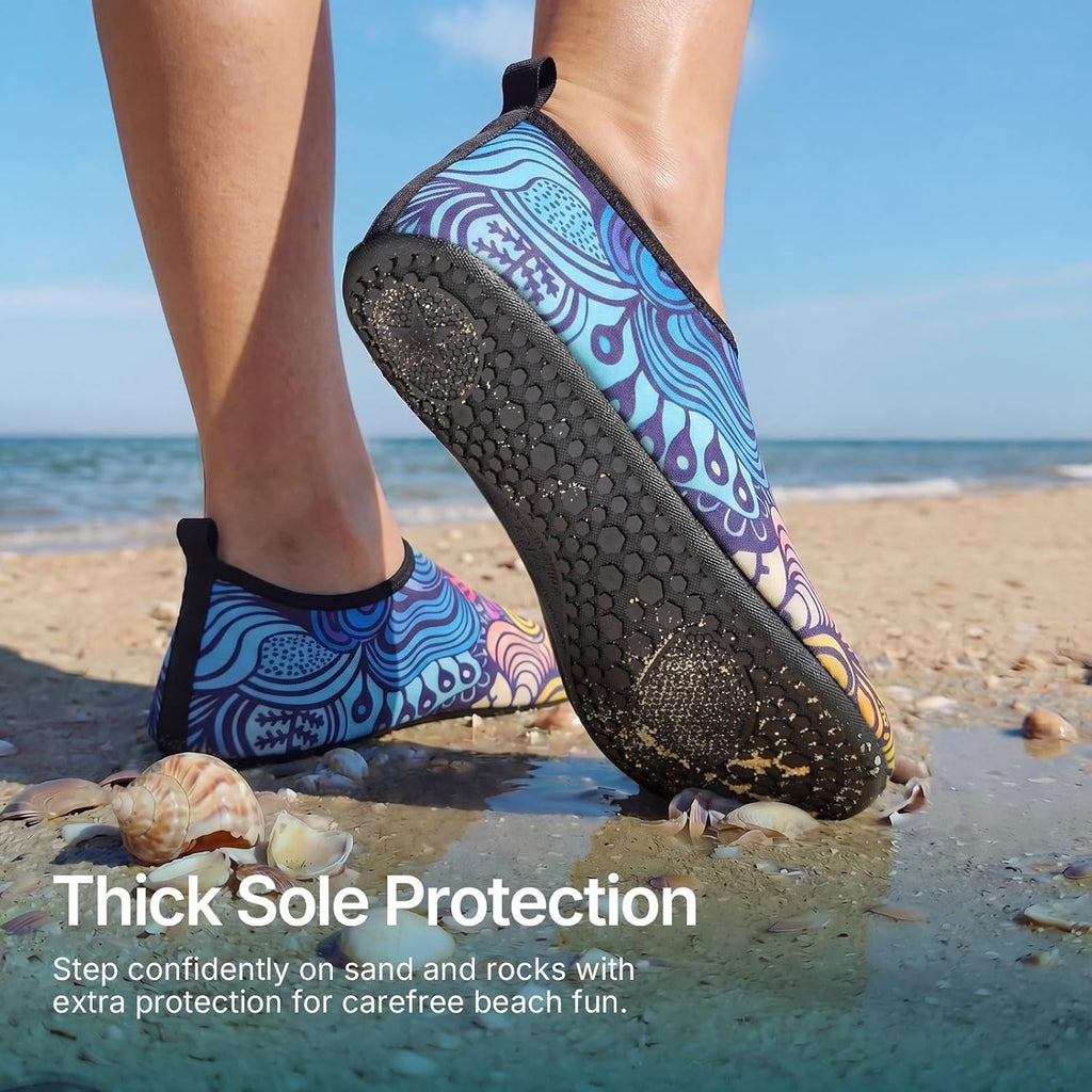 Water Shoes for Women Men Quick-Dry Aqua Socks Swim Beach Outfits Barefoot