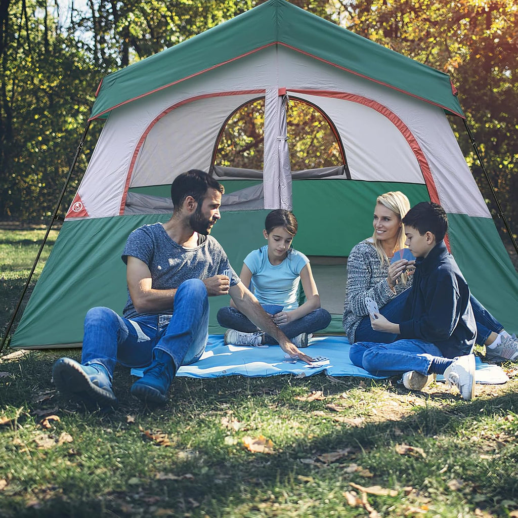 HIKERGARDEN 6-8 Person Tent for Camping Family Outdoor Cabin Tent