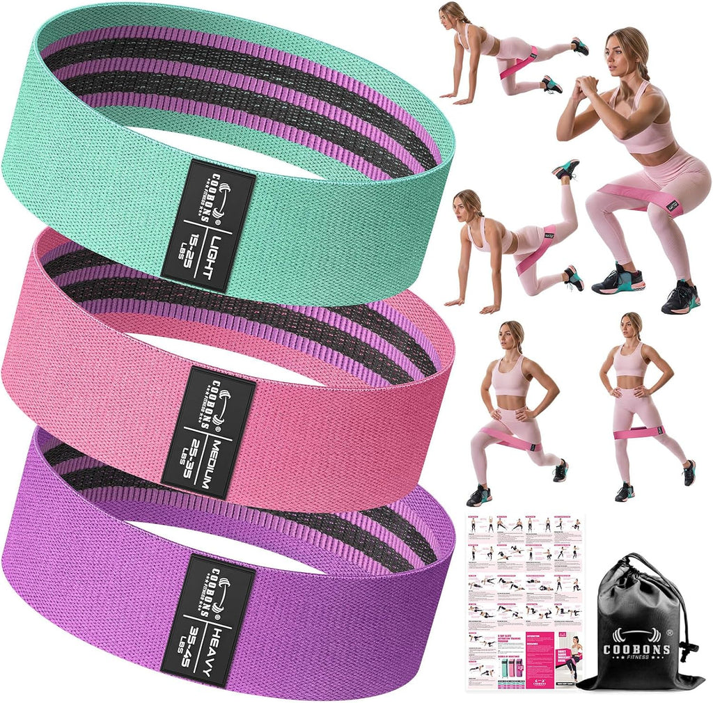 Fabric Resistance Bands for Working Out