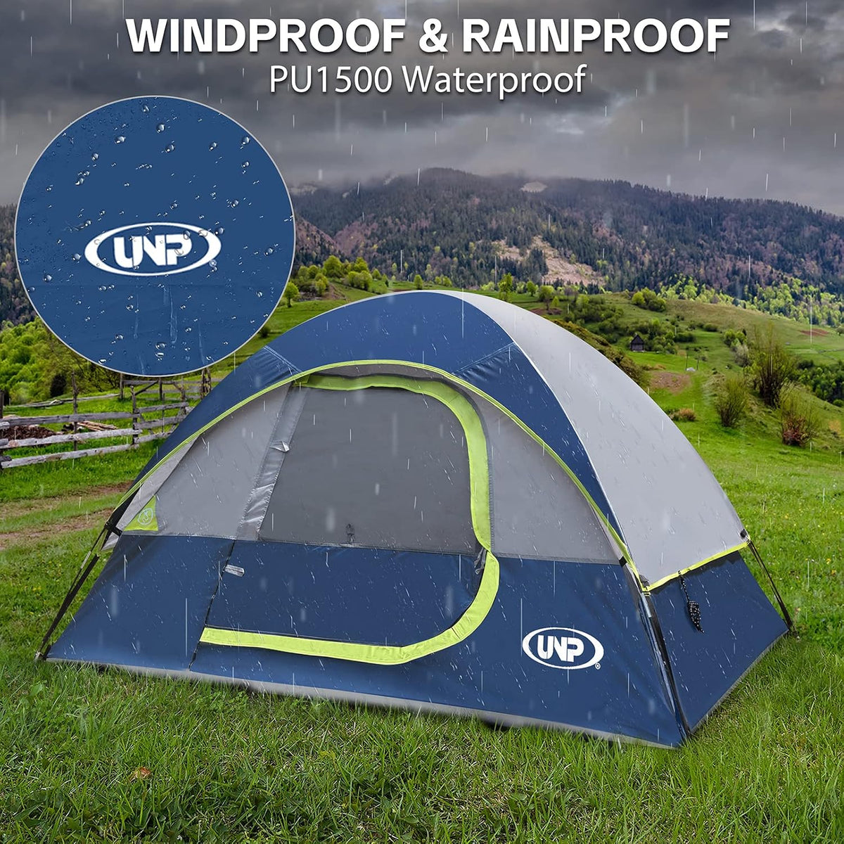 Camping Tent 2-4 Person Dome Tents