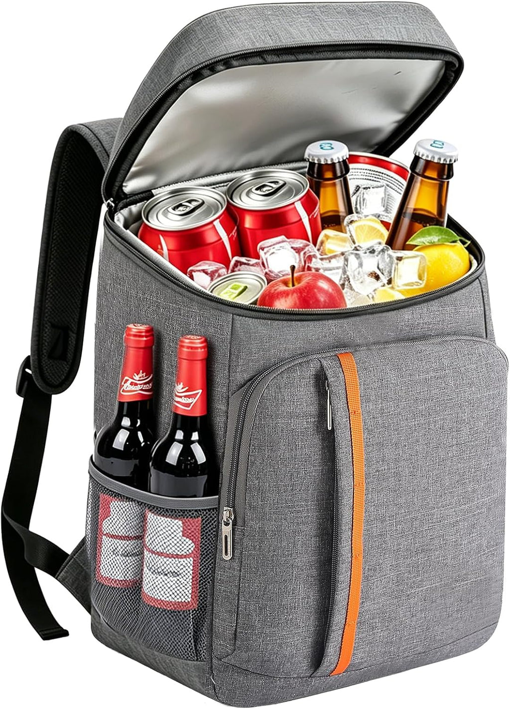 Backpack Cooler Insulated, Lightweight Leak Proof Travel Cooler Bag, Soft Waterproof Cooler Backpack for Men Women, Camping Hiking Beach Travel Picnic