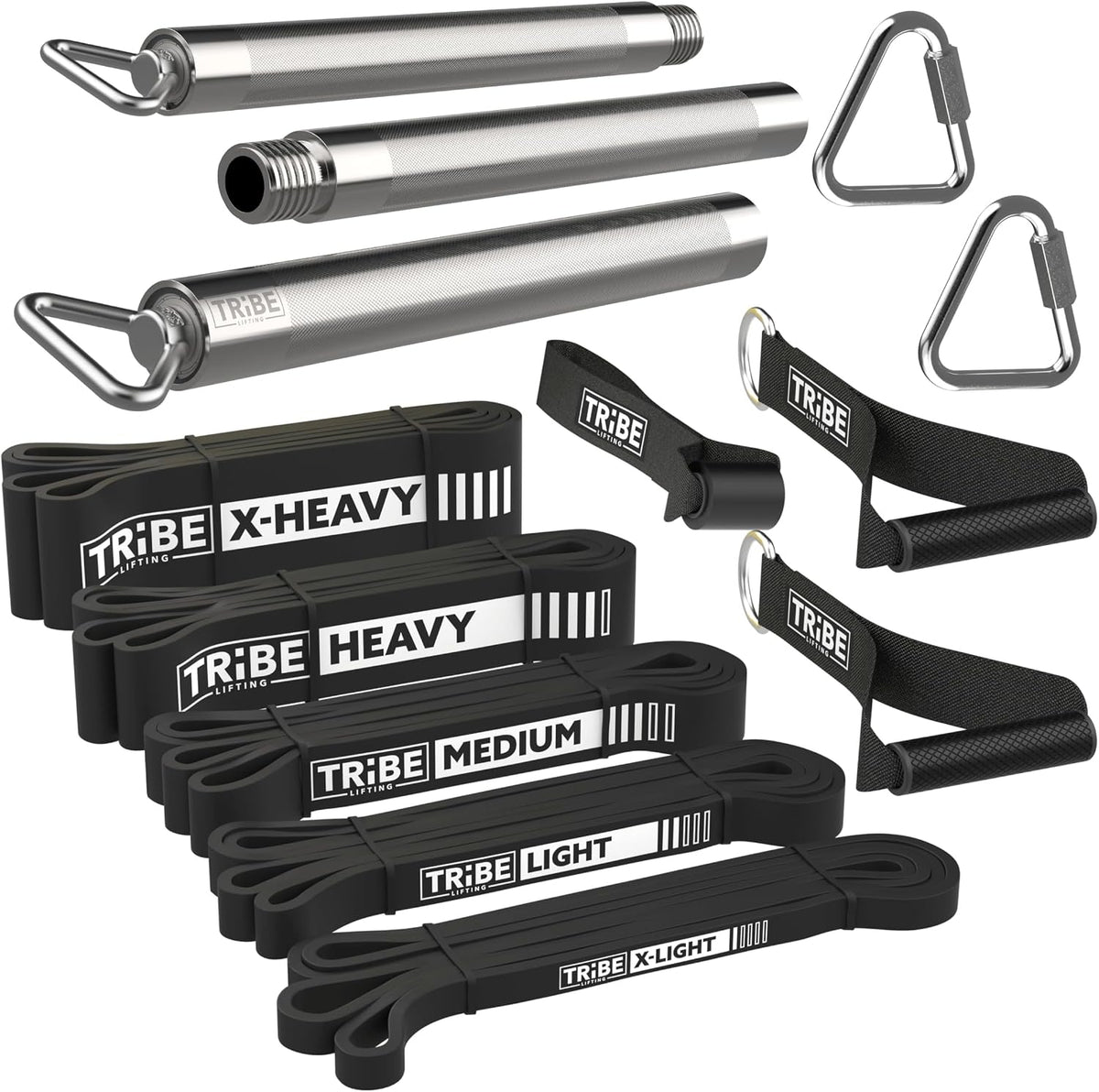 Long Resistance Bands Set, 5 Pull Up Assistance Bands for Working Out