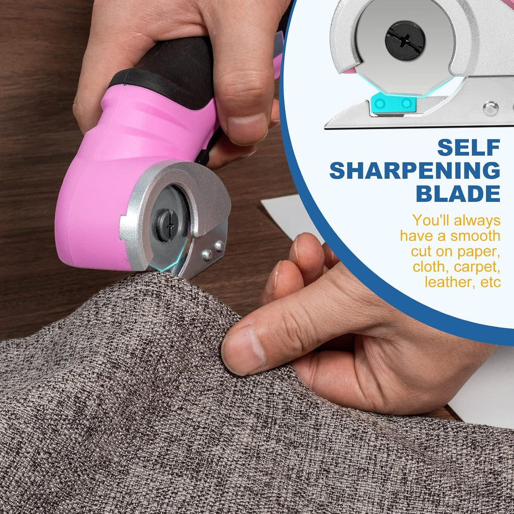 VLOXO Cordless Electric Scissors Cardboard Cutter with Replacement Blade