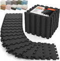 AIRHOP 18 PCS Gym Floor Mat, EVA Foam Puzzle Gym Mat, High-Density Interlocking Foam Floor Tiles for Home Gym, Play Workout Garage Kitchen Flooring 12.6"x12.6"x0.4"