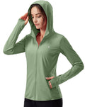 Soothfeel Women's UPF 50+ Sun Protection Shirt Hoodie Jacket Lightweight