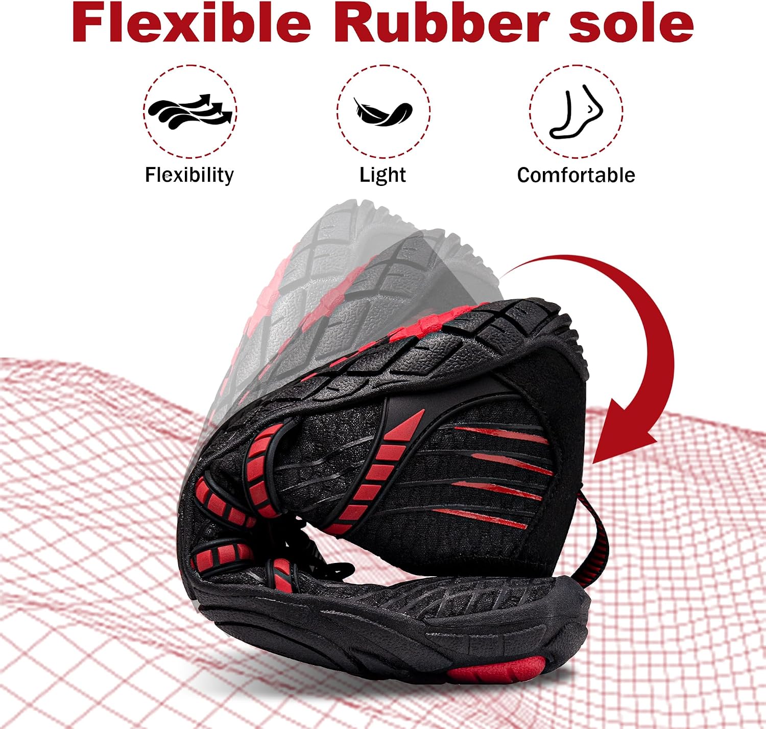 Water Shoes for Women Men, Barefoot Quick Dry Pool Shoes for Outdoor