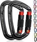 Oupeng sky Auto Locking Carabiner Clips - 28KN (6172lbs) Heavy Duty Caribeaners, Large Carabiner Clip for Keychains，Hammock，Camping, Gym, Hiking, Outdoor ，Dog Leash