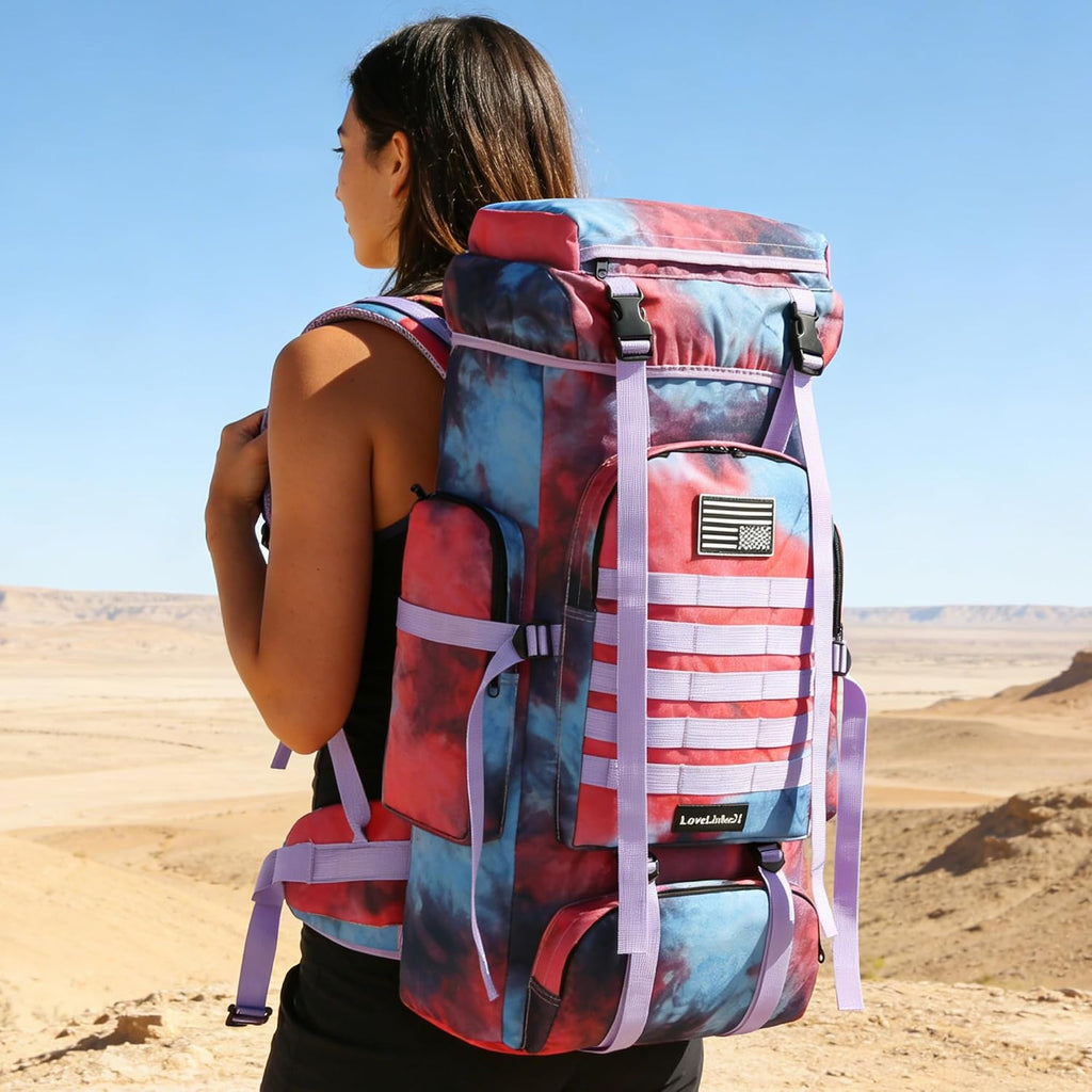 Hiking Backpack for Men 70L/100L Camping Backpack Military Rucksack Molle 3 Days Assault Pack for Climbing