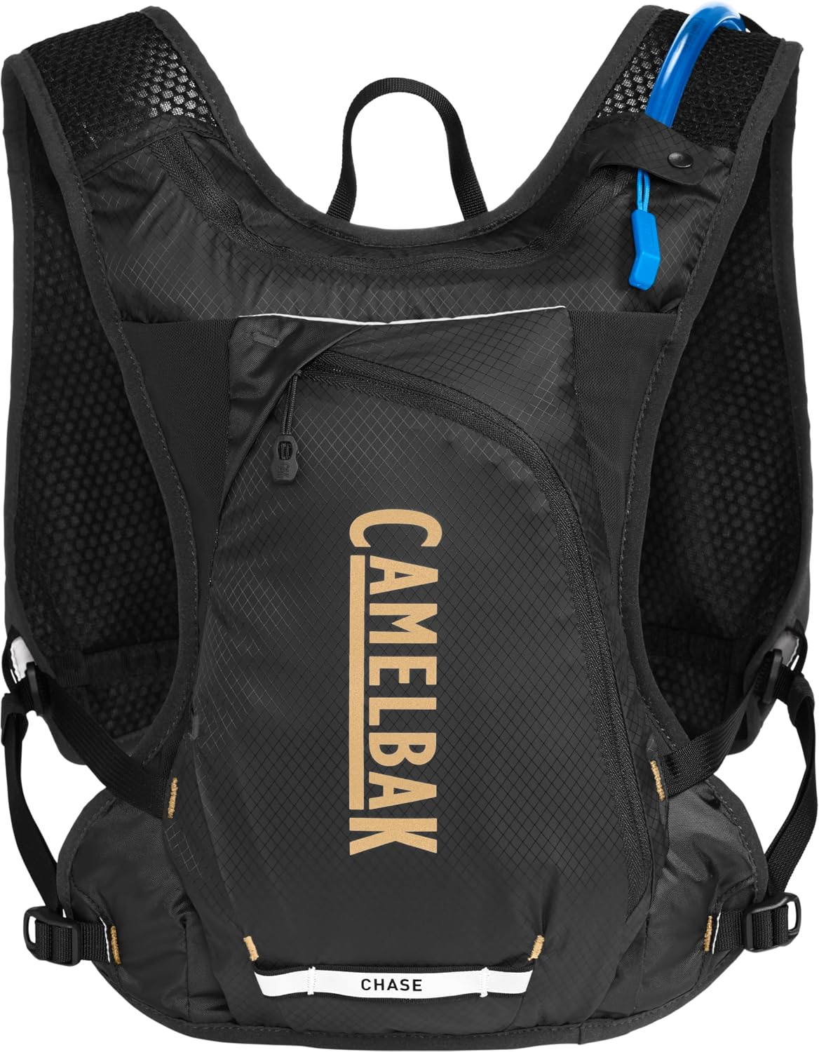 CamelBak Chase Race 4 Bike Hydration Vest with 50oz Reservoir, Lightweight Racing Fit for Fast Road and Gravel Riding, Black