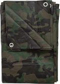 Stansport Medium-Duty Rip-Stop Tarp 10' x 12' - Green Camo (T-1012-C)