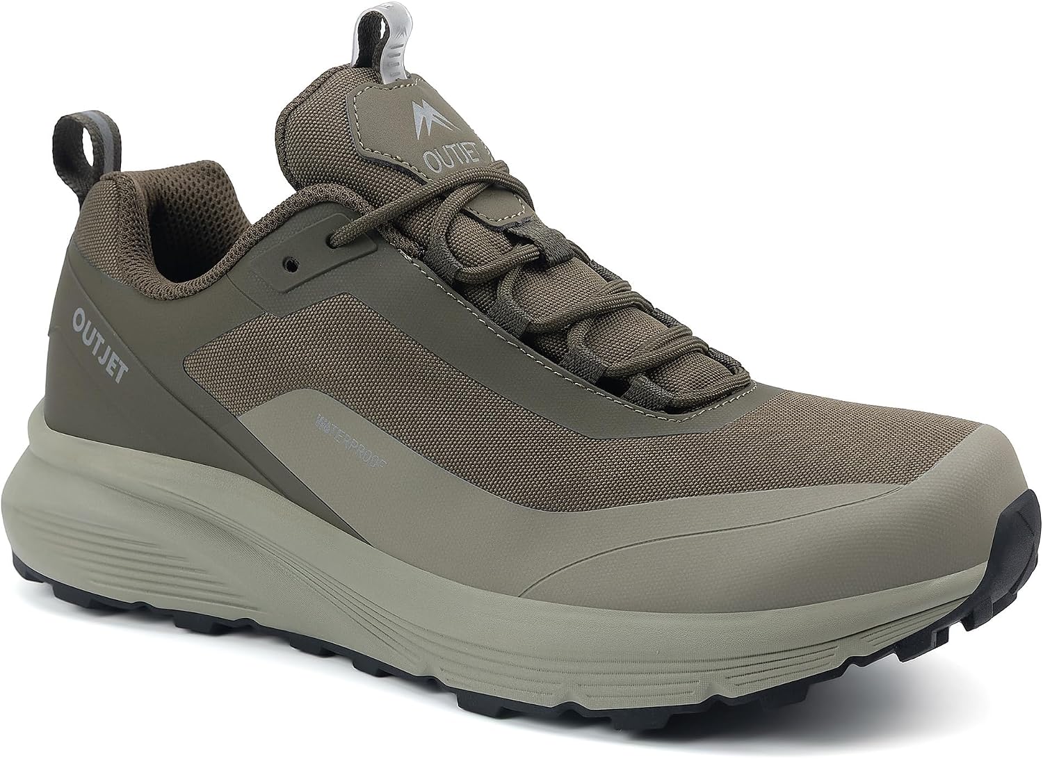Men's Waterproof Hiking Shoes Lightweight Breathable Anti Slip Outdoor Shoes