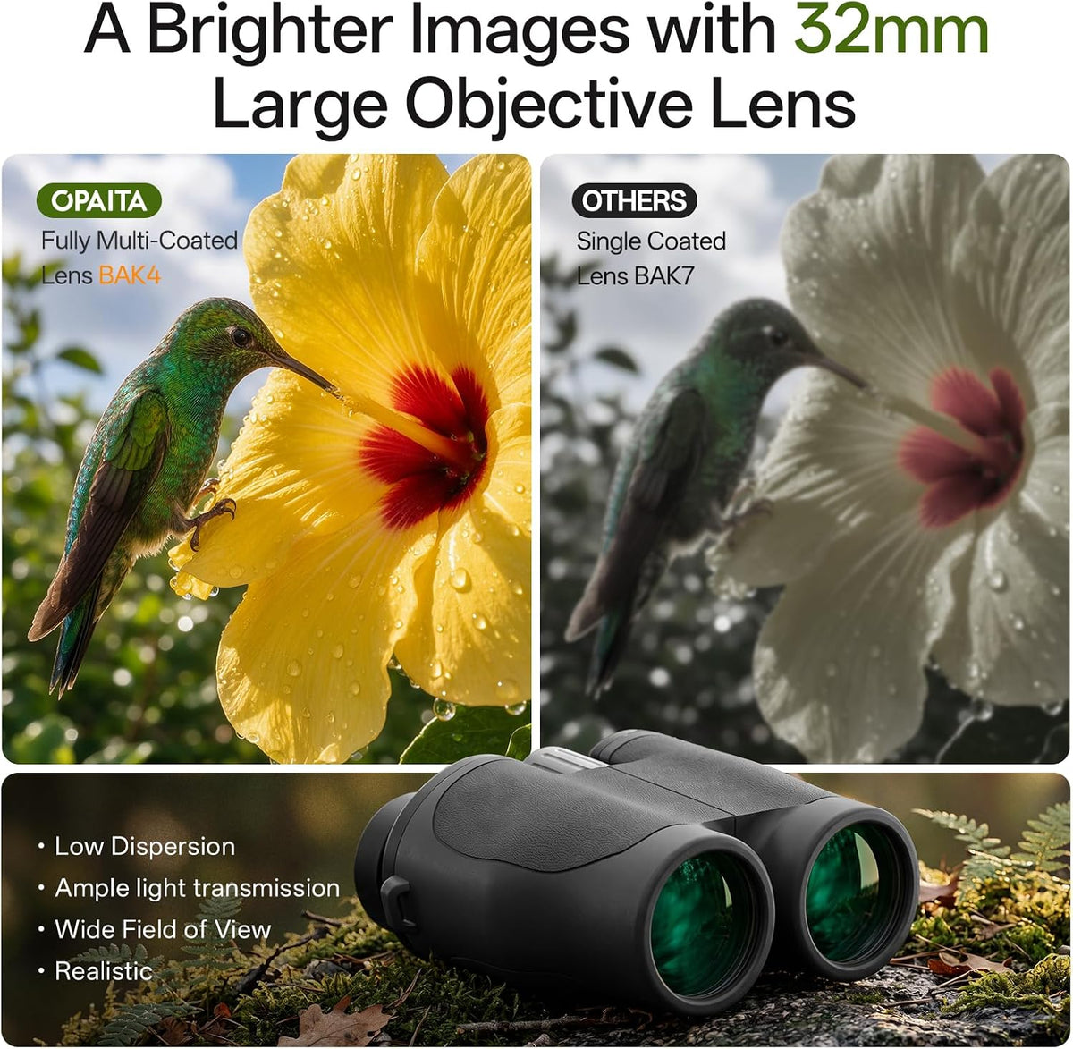 20x32 Compact Binoculars for Adults Kids High Powered