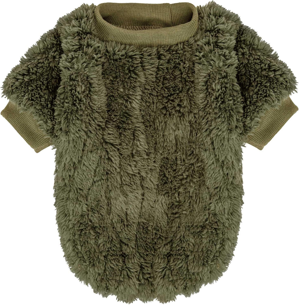 FabriCastle Dog Sweater, 3-Pack Dog Clothes & Coat, Pet Jacket for Small & Medium Dogs Boy or Girl, Soft and Warm Cat Sweaters Doggy Apparel Costumes Christmas (Dark teal,Army green,Dark grey, Medium)