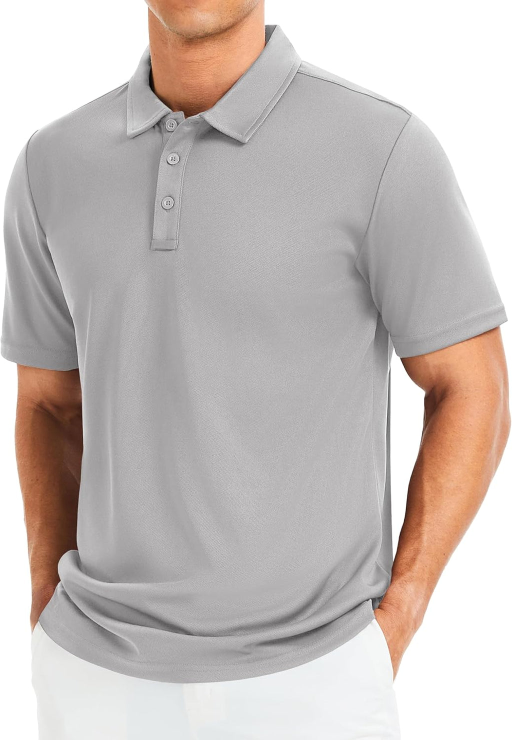 MAGCOMSEN Men's Polo Shirts Short Sleeve Golf Quick Dry Collared Moisture Wicking Athletic Performance Polos