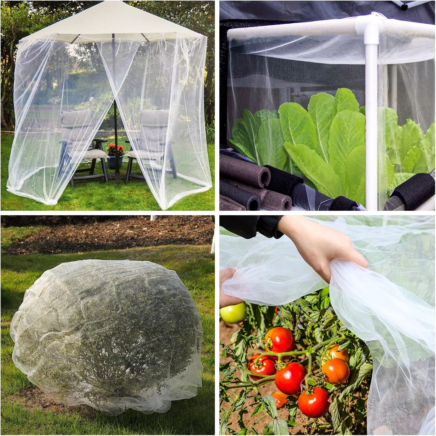 10 X 50FT Garden Mesh Netting Barrier,Fruit Tree Plant Netting