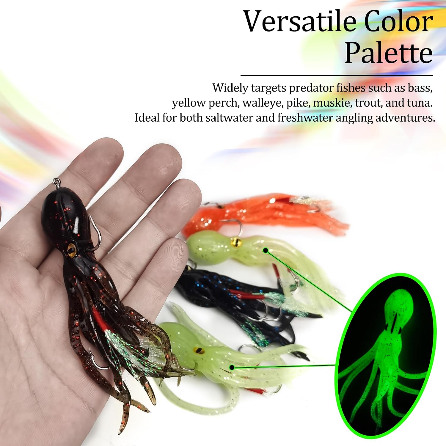 Soft Fishing Lures Paddle Tail Swim Baits for Bass Fishing
