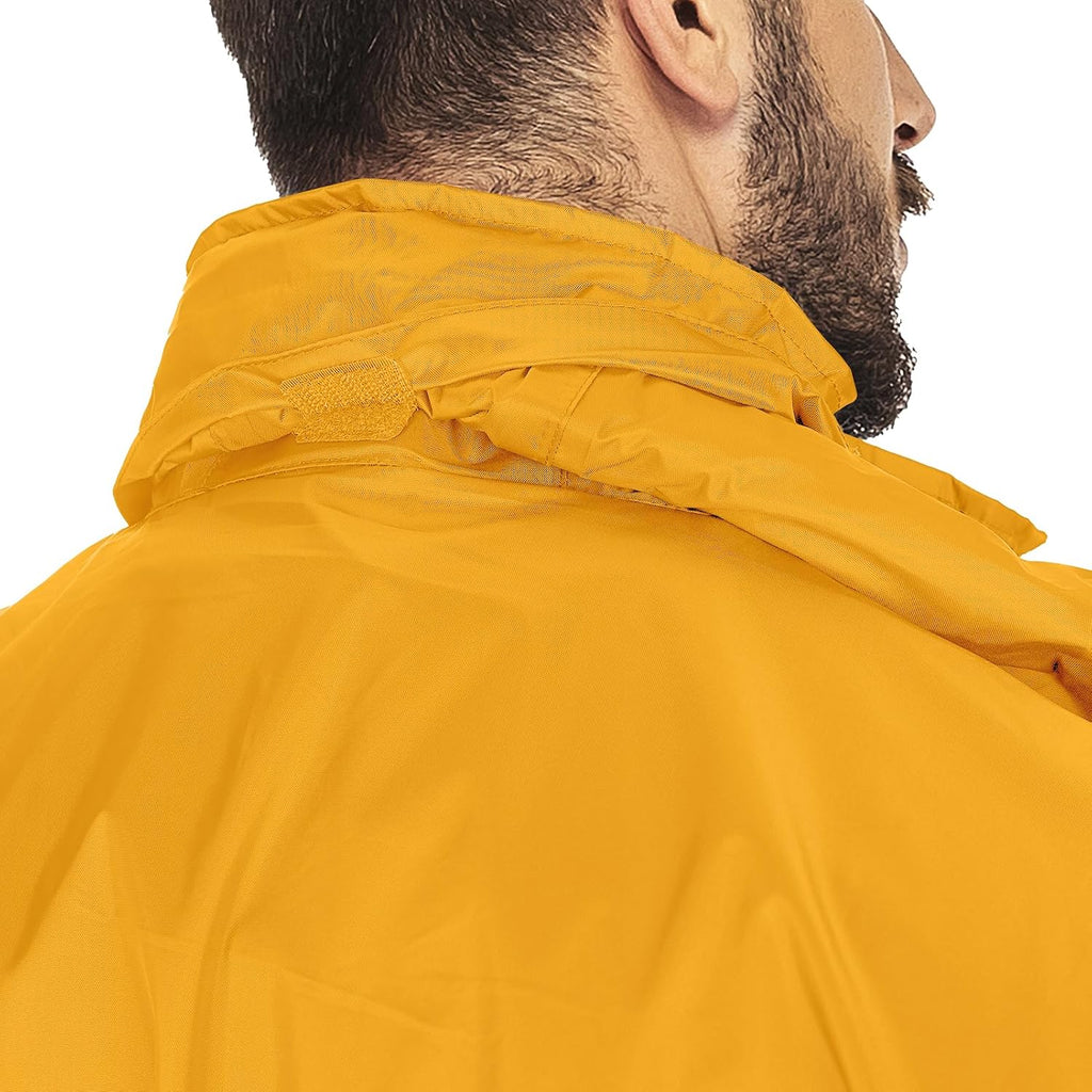33,000ft Men's Packable Rain Jacket Lightweight Waterproof Golf Raincoat