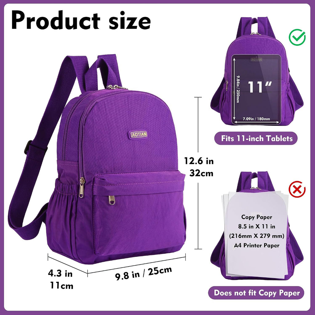 AOTIAN Lightweight Nylon Daypack, Small Hiking Backpack for Women