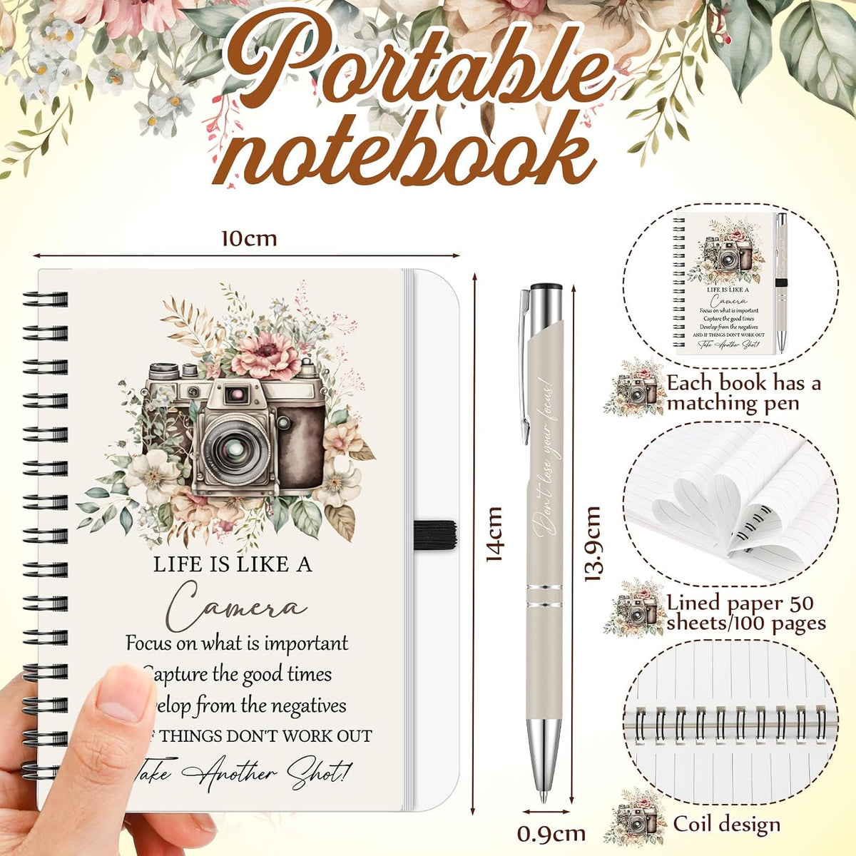 Gilprop 6 Pcs Photographer Gift Camera Lover: Don't Lose Your Focus