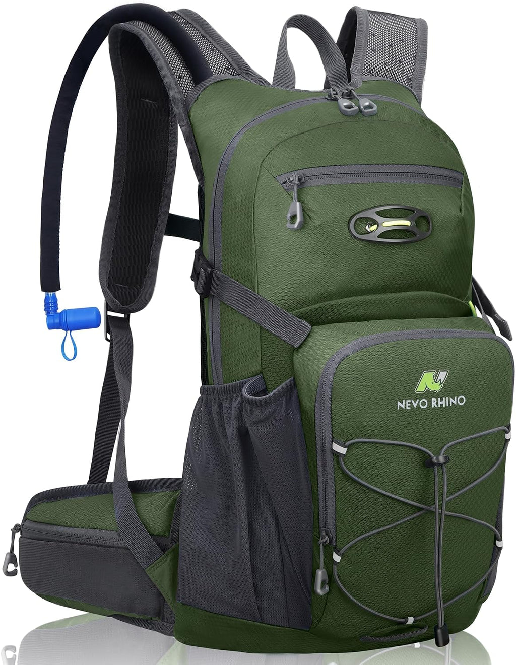 N NEVO RHINO Hydration Backpack, 18L Hiking Backpack with 3L Water Bladder