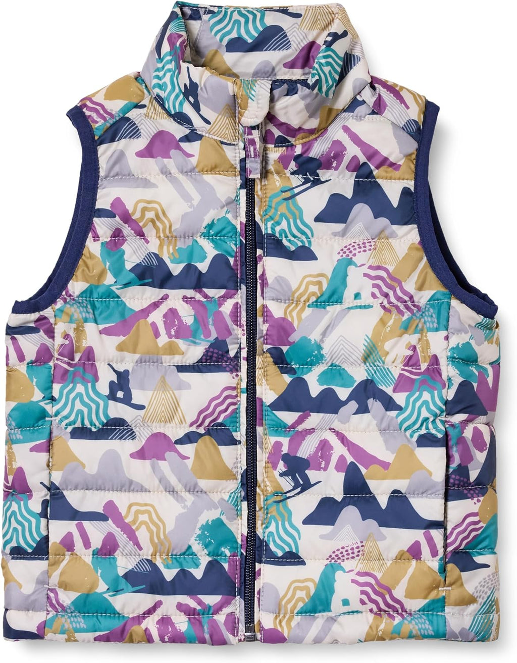 Amazon Essentials Boys and Toddlers' Lightweight Water-Resistant Packable Hooded Puffer Vest