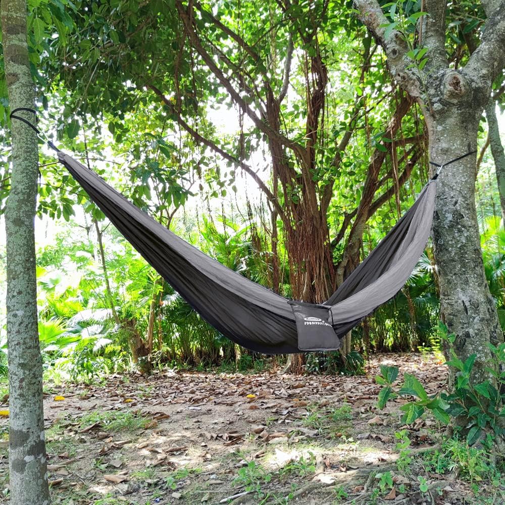 Forbidden Road Camping Hammock 400lbs Capacity Portable Hammock for Outside, Backyard, Travel, Backpacking, Beach