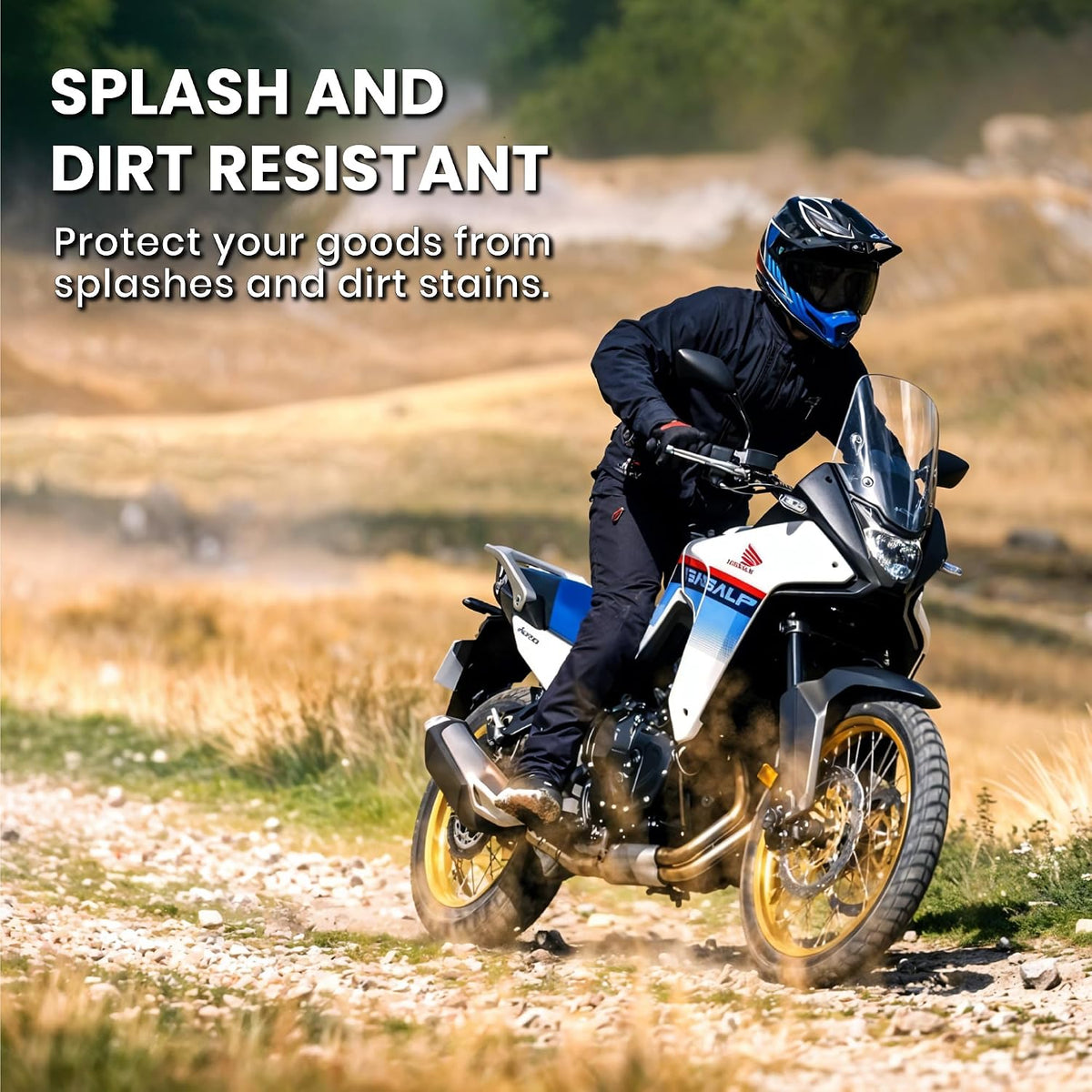 Waterproof Dirtbike Handlebar Bag | Compact Motorcycle Handle Bar Storage Pouch | Universal Fit Dirt Bike Bag for Trail & Adventure Riding | Durable Surron Bar Bag