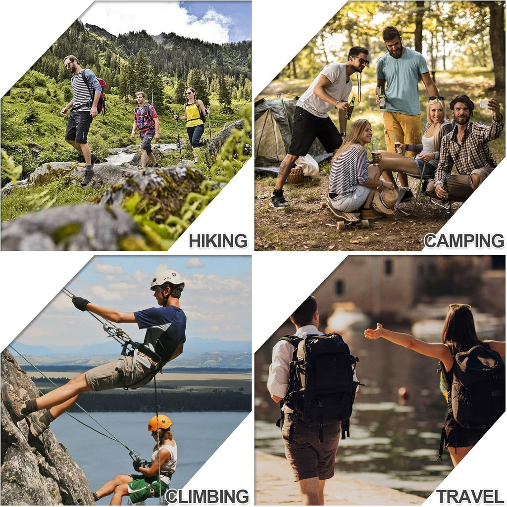 Mens Hiking Pants Convertible Quick Dry Zip Off Fishing Travel Safari Pants