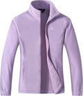 GIMECEN Women's Full Zip Soft Polar Fleece Jacket Outdoor Recreation Coat