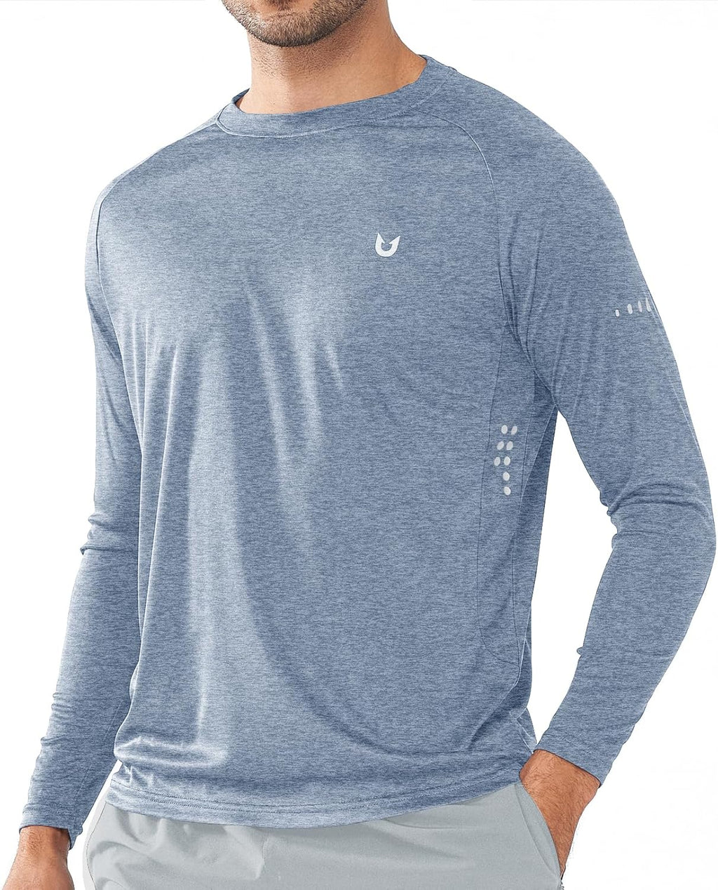 NORTHYARD Men's Sun Protection Shirts UPF 50+ Long Sleeve Running Workout