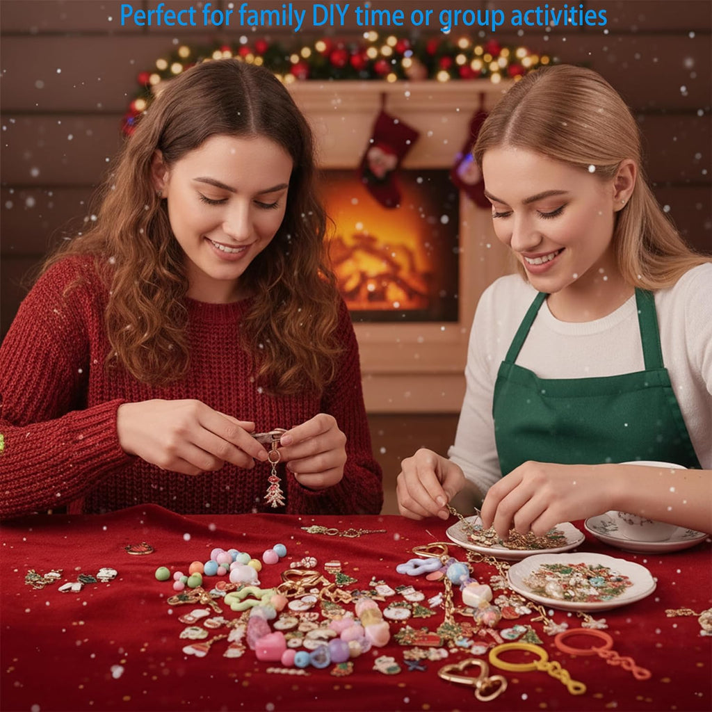 ValorTiger DIYJewelry Making Set 364 Pieces – Includes 156 Charms, 150 Jump Rings, 25 Extender Chains, 20 Keychains, 10 Crimp Tubes, 3-Inch Beading Wire, Support Ring & Jewelry Pliers(for Parents)