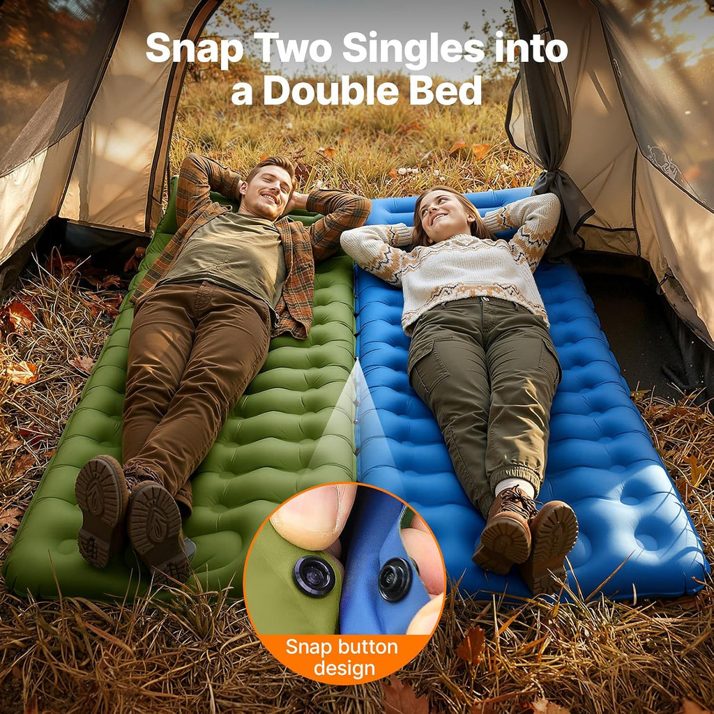 OGERY Sleeping Pad, Inflatable Camping Pad with 6" Extra-Thick