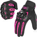 COFIT Motorcycle Gloves Breathable, Touchscreen Motorbike Gloves Anti-Slip with Good Grip Hard Knuckles Protection for Men Women Motocross, BMX ATV MTB Cycling, Road Racing