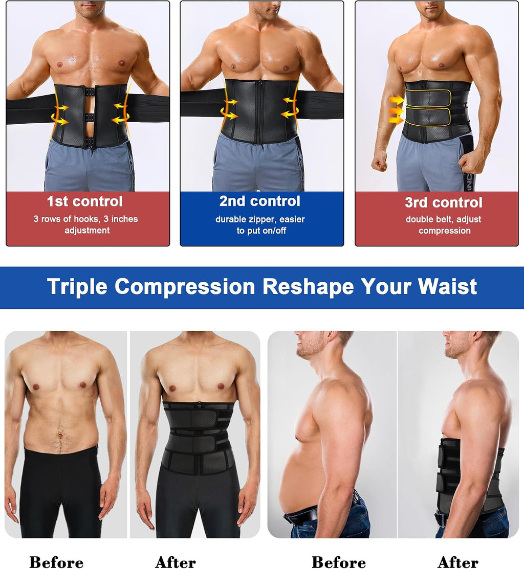 Waist Trainer Trimmer for Men Tummy Control Shapewear