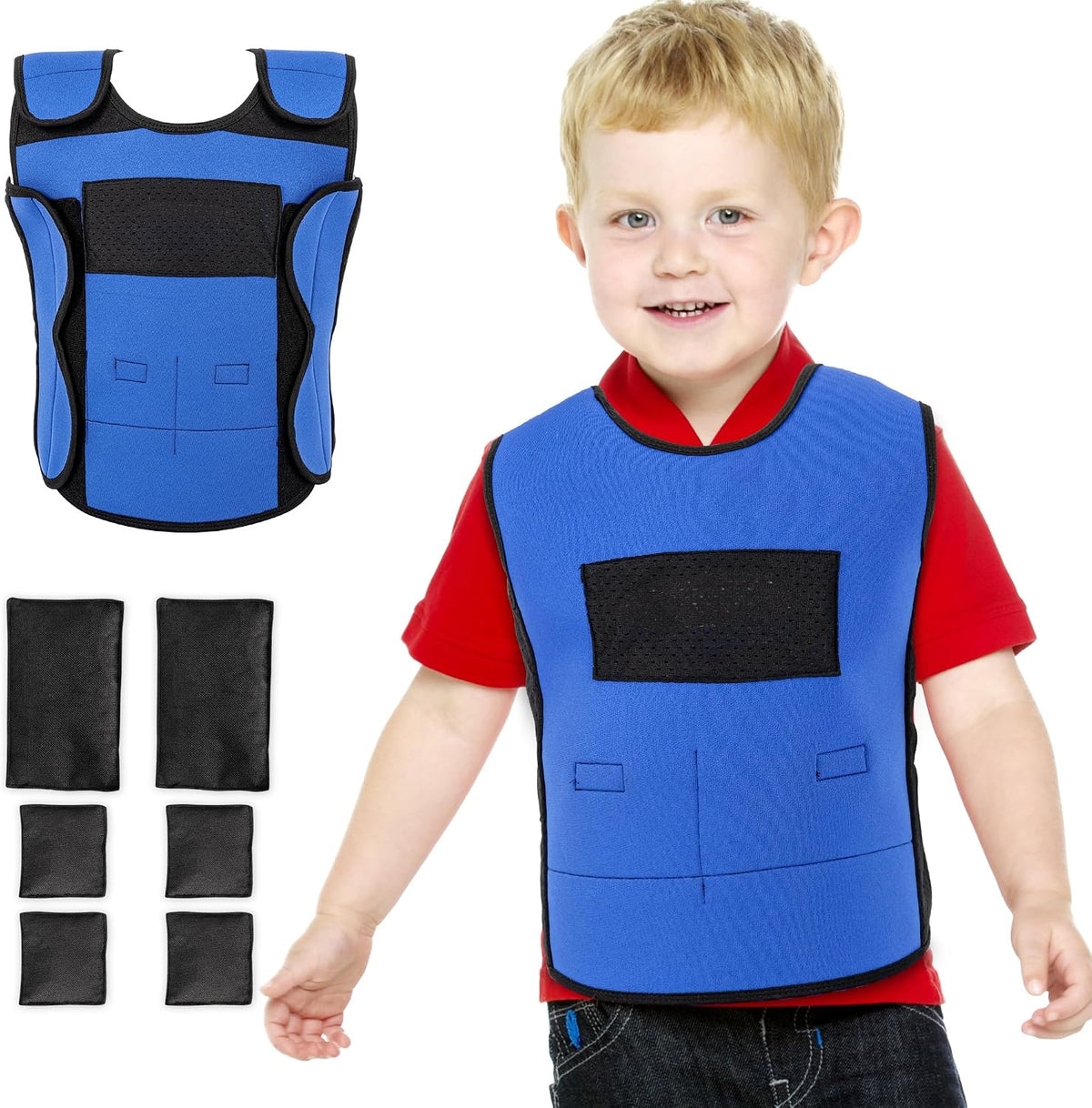 OUTREE Compression Weighted Vest for Kids with Sensory Needs Ages 5-7