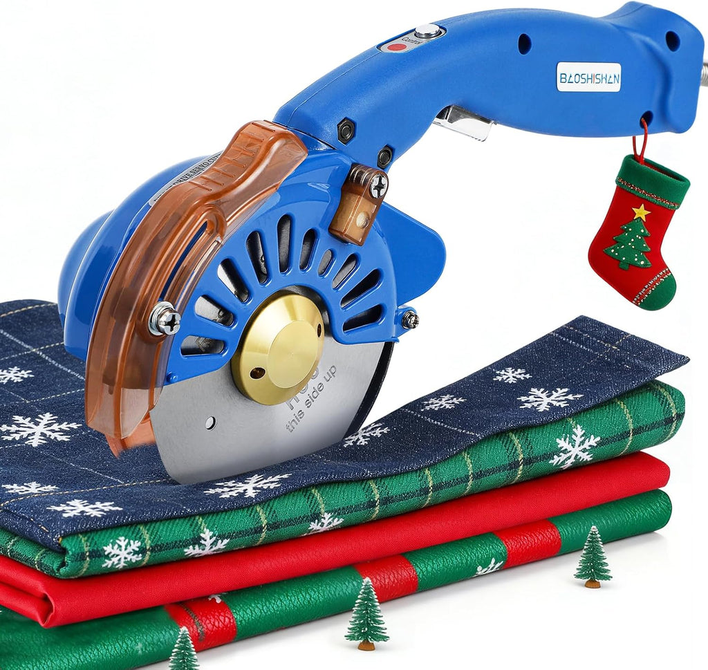 BAOSHISHAN 100mm Plug-in Electric Fabric Rotary Cutter Heavy Duty