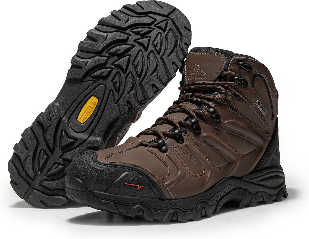 NORTIV 8 Men's Ankle High Waterproof Hiking Boots