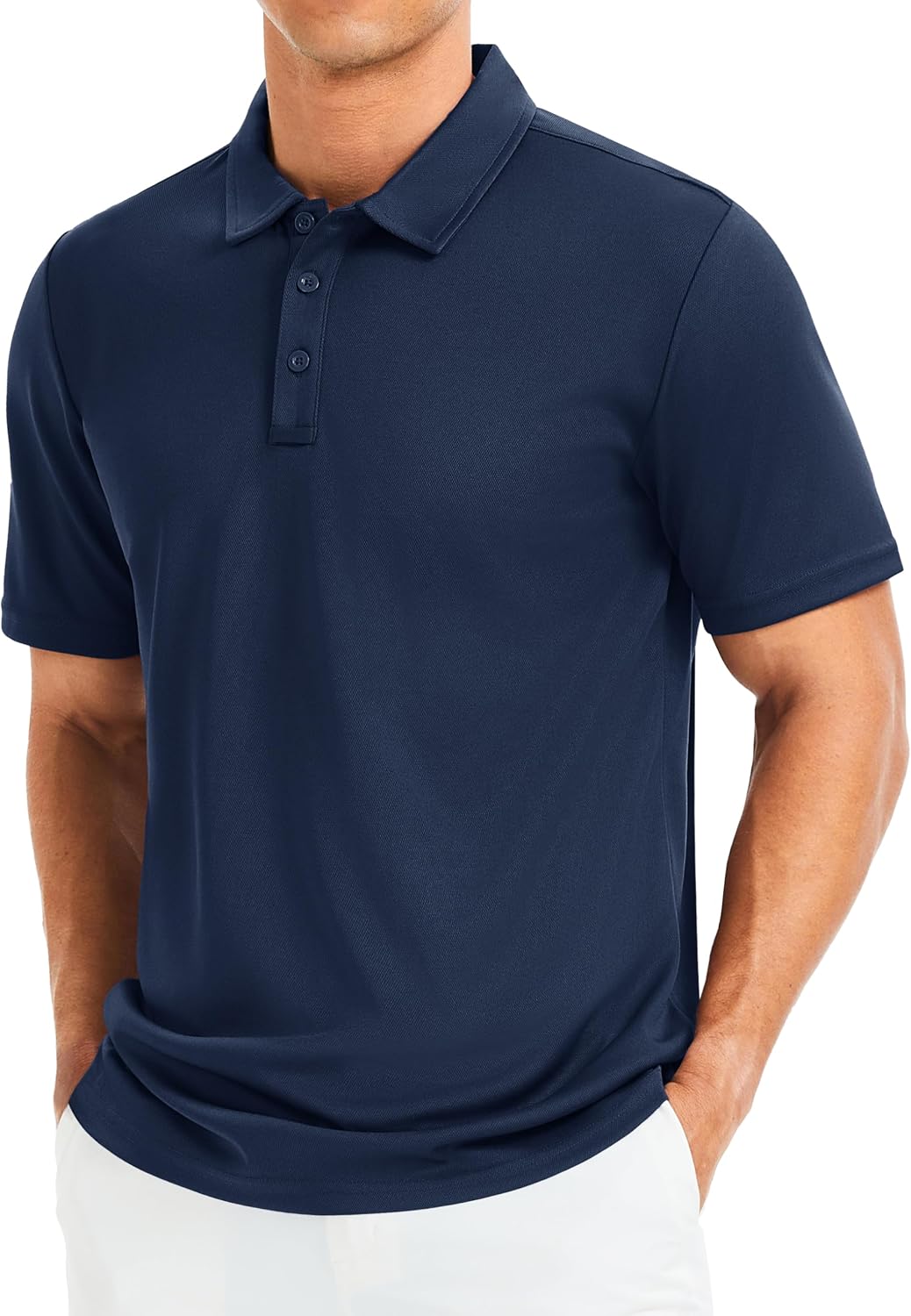 MAGCOMSEN Men's Polo Shirts Short Sleeve Golf Quick Dry Collared Moisture Wicking Athletic Performance Polos