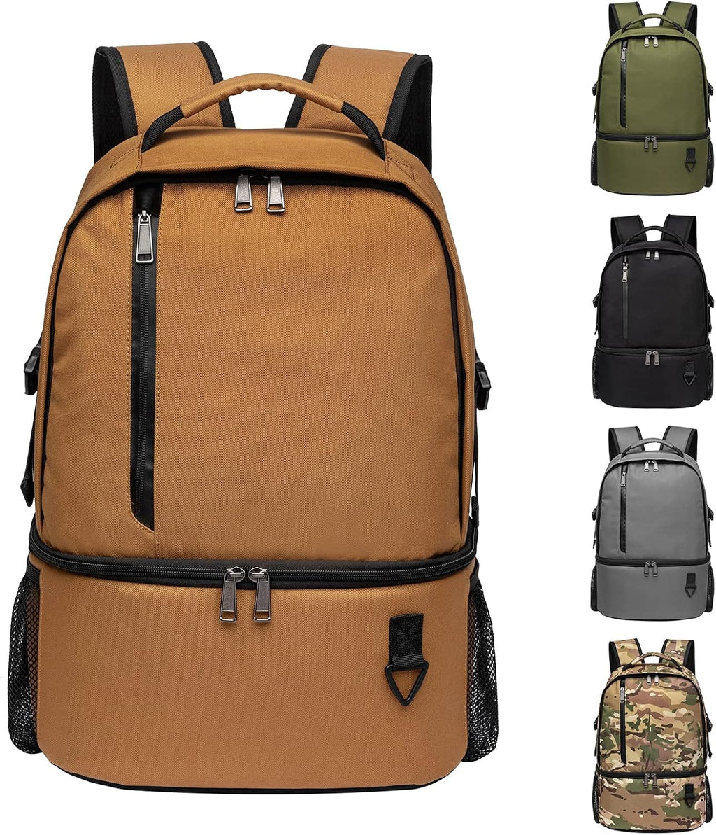 TUGUAN Dual Compartment Cooler Backpack Insulated 16Cans Lunch Box Backpack