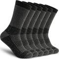 Time May Tell Mens Merino Wool Hiking Cushion Socks Thermal Warm Boot Socks