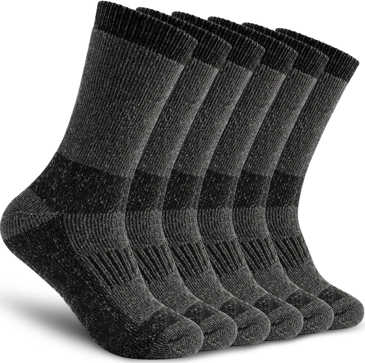 Time May Tell Mens Merino Wool Hiking Cushion Socks Thermal Warm Boot Socks