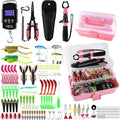 3-Layer Pink Fishing Tackle Box Lure kit with Tackle Included Fishing Gear