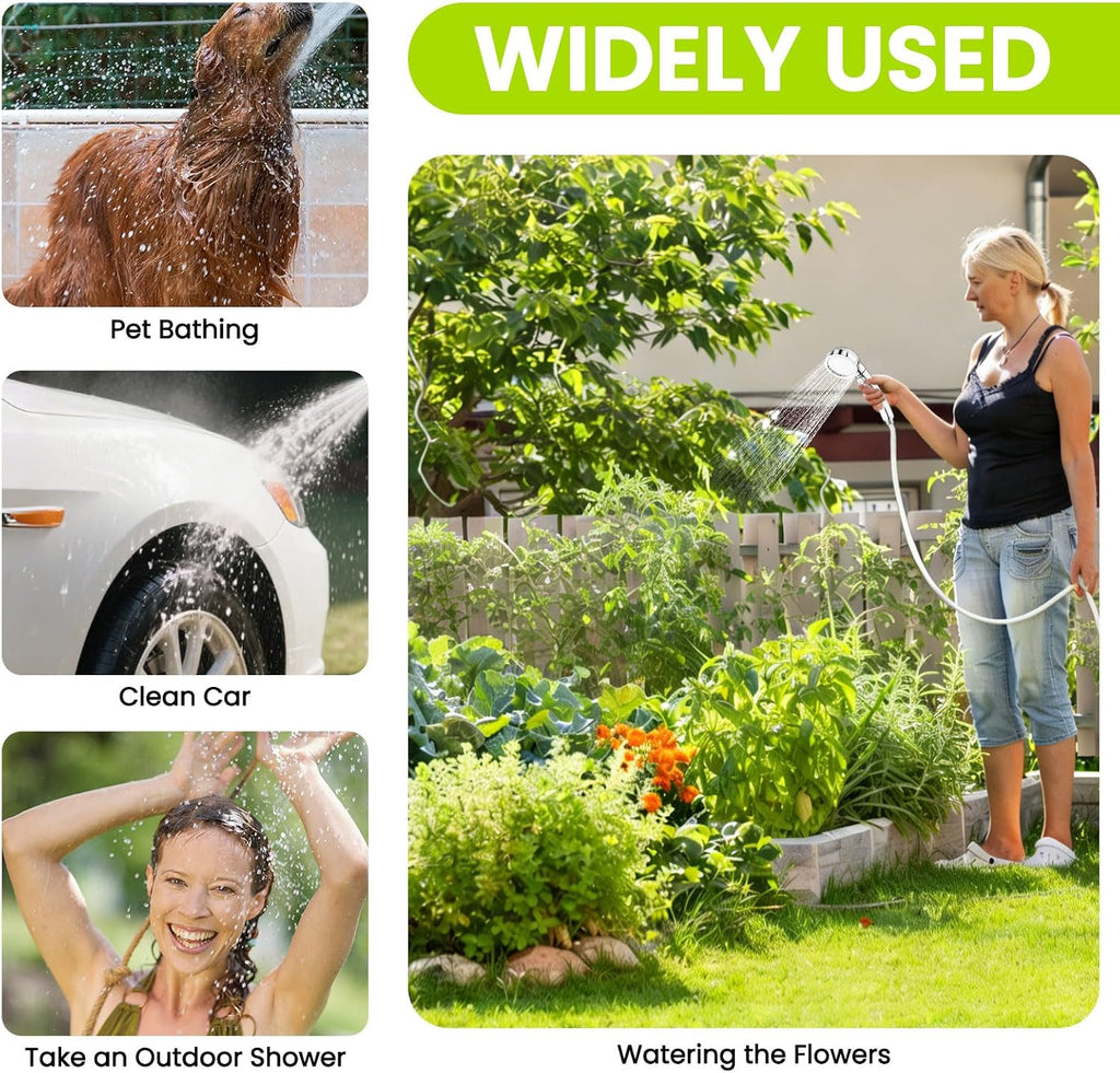 Portable Shower for Camping,Camp Shower Rechargeable,Camping Shower