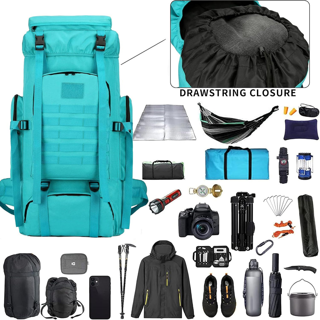 Hiking Backpack for Men 70L/100L Camping Backpack Military Rucksack Molle 3 Days Assault Pack for Climbing